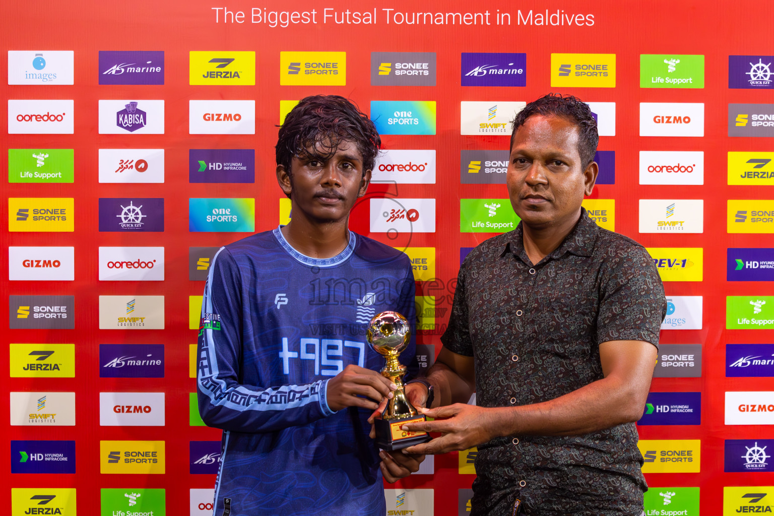 AA Feridhoo vs AA Mathiveri in Day 11 of Golden Futsal Challenge 2024 was held on Thursday, 25th January 2024, in Hulhumale', Maldives
Photos: Ismail Thoriq / images.mv