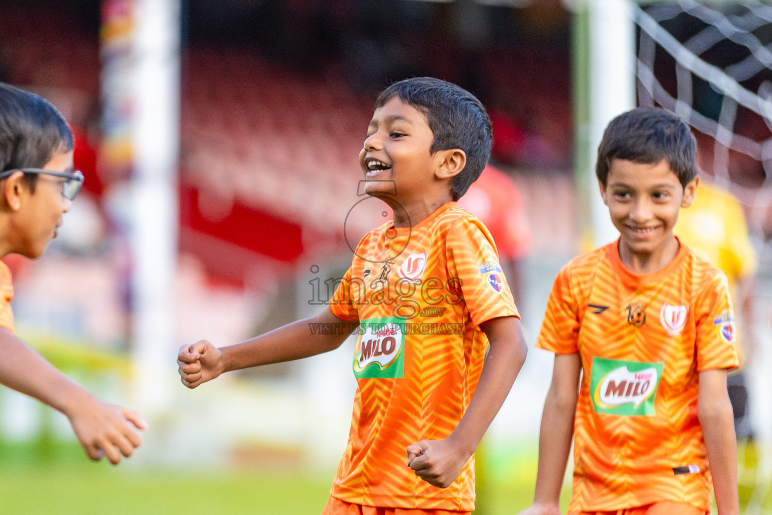 Day 2 of MILO Kids Football Fiesta was held at National Stadium in Male', Maldives on Saturday, 24th February 2024.