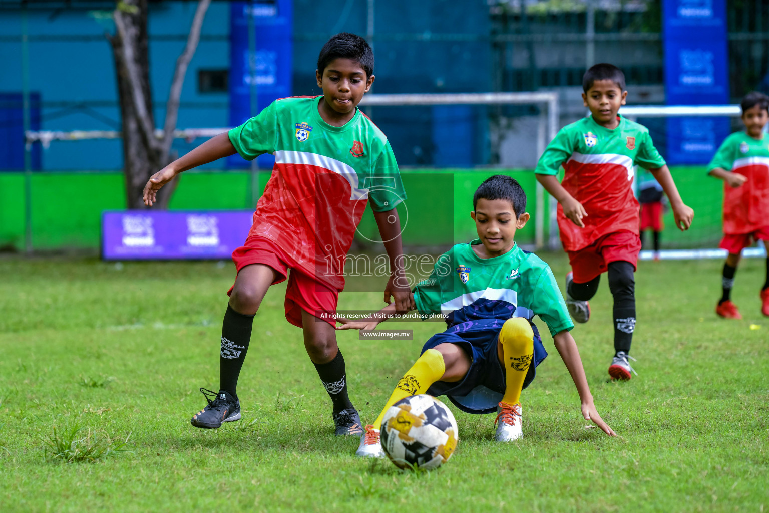 Day 1 of Milo Kids Football Fiesta 2022 was held in Male', Maldives on 19th October 2022. Photos: Nausham Waheed/ images.mv