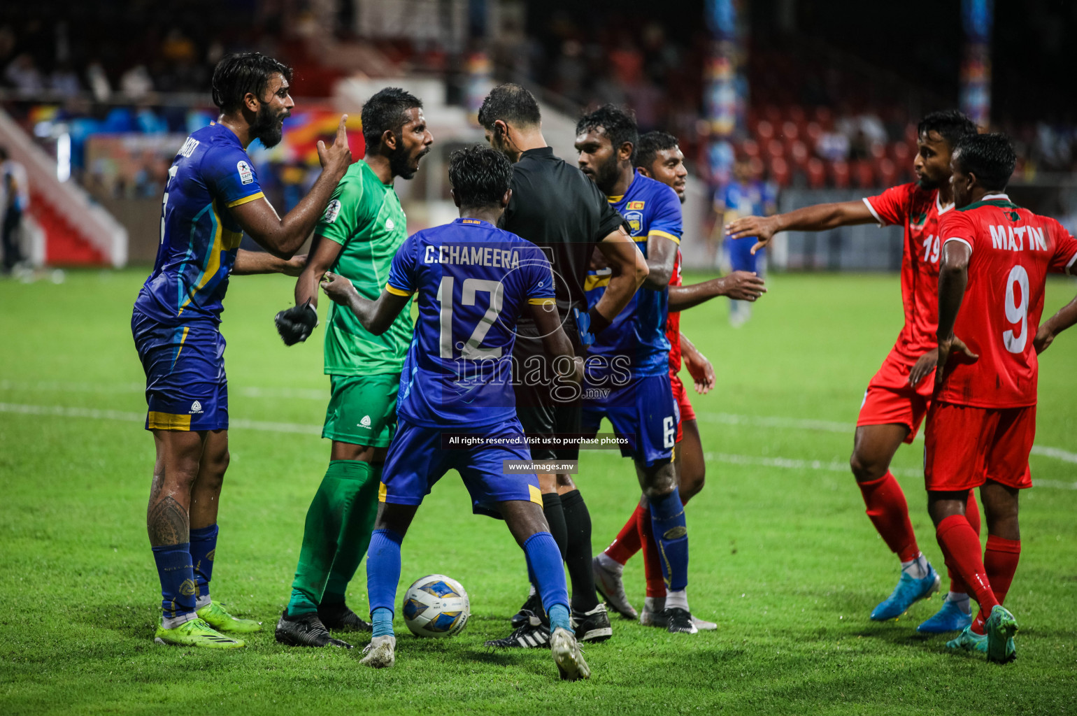 Bangladesh vs Sri Lanka in SAFF Championship 2021 held on 1st October 2021 in Galolhu National Stadium, Male', Maldives