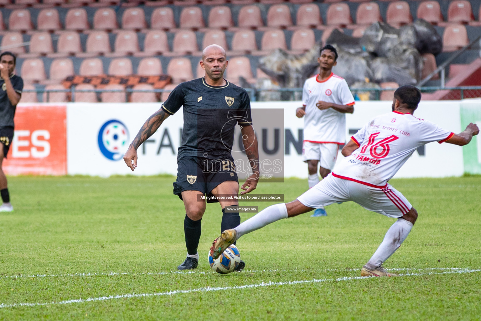 President's Cup 2023 Semi Final - Club eagles vs Buru sports, held in National Football Stadium, Male', Maldives Photos: Nausham/ Images.mv