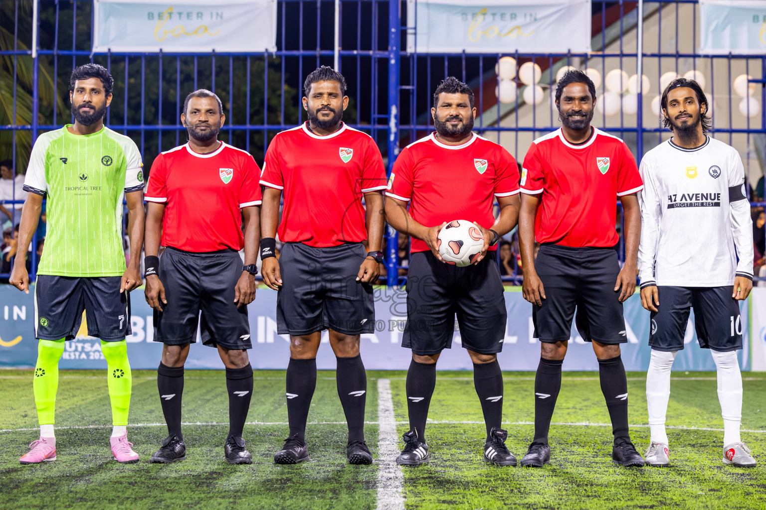Fehendhoo vs Eydhafushi in Day 7 of Better in Baa Futsal Fiesta 2025 Men's division held in B. Eydhafushi, Maldives on Tuesday, 11th November 2025. Photos: Nausham Waheed / images.mv
