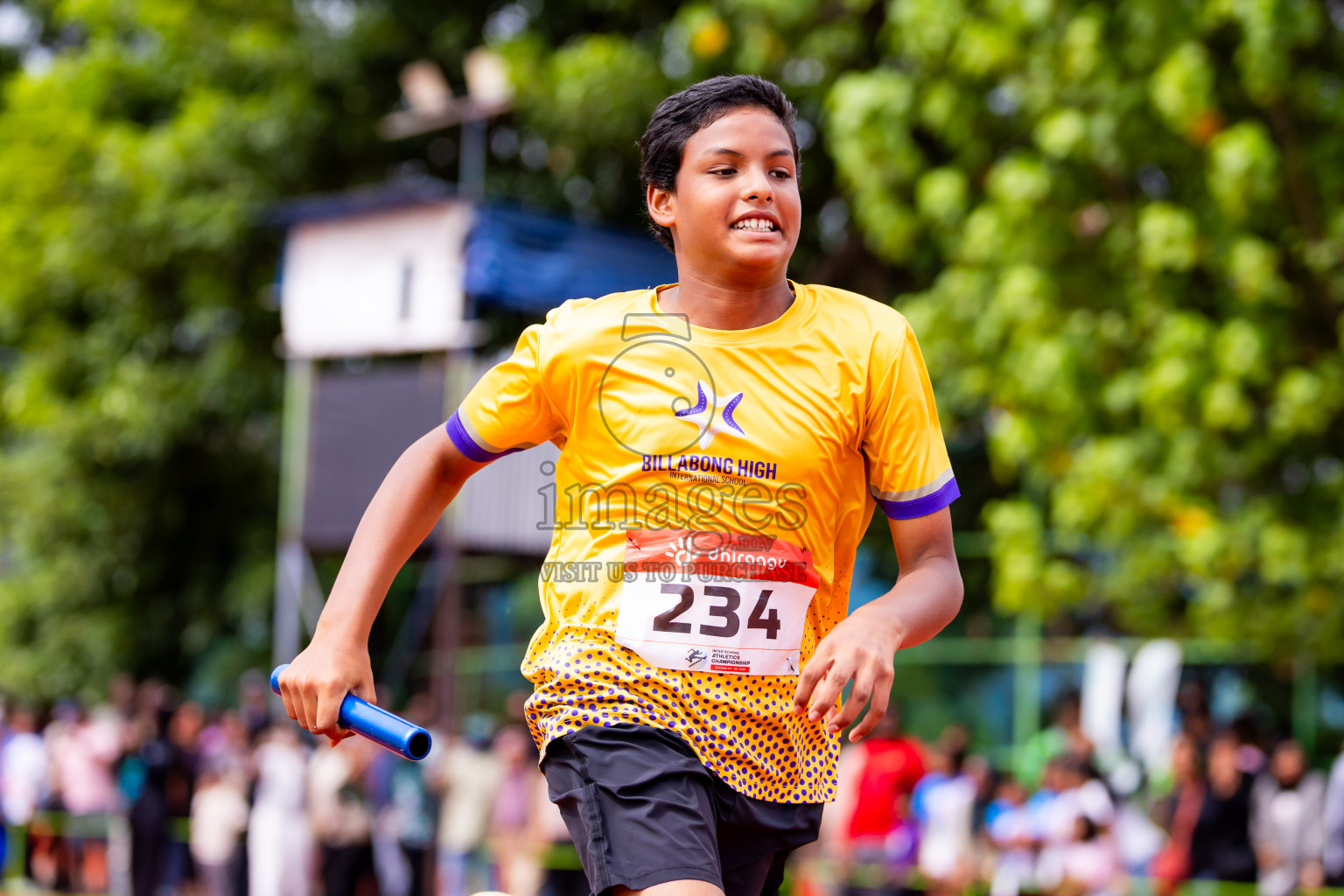 Day 6 of Inter-school Athletics Championship 2025 held in Ekuveni Synthetic Track, Male', Maldives on Sunday, 12th October 2025. Photos by: Nausham Waheed / Images.mv
