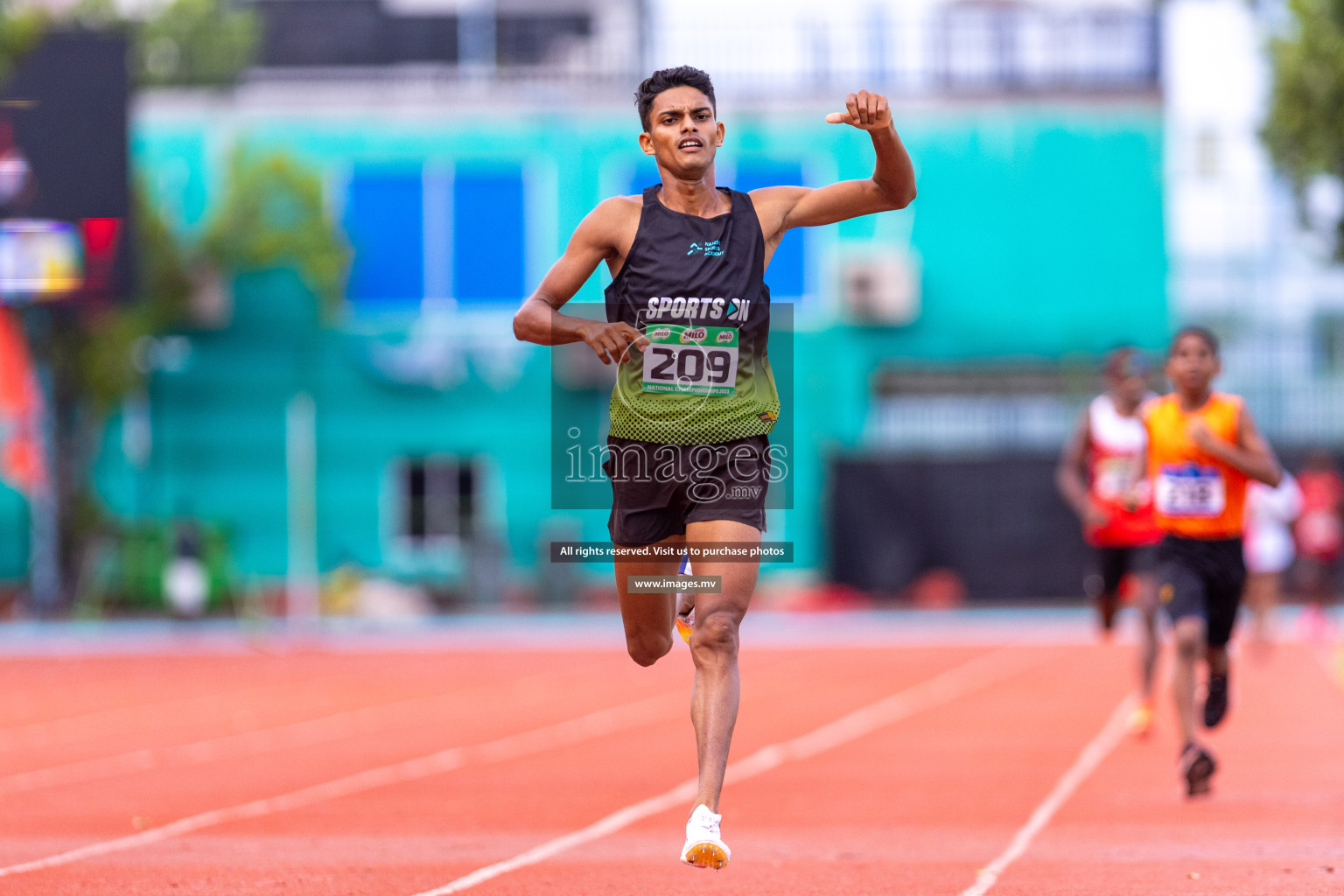 Day 2 of National Athletics Championship 2023 was held in Ekuveni Track at Male', Maldives on Friday, 24th November 2023. Photos: Nausham Waheed / images.mv