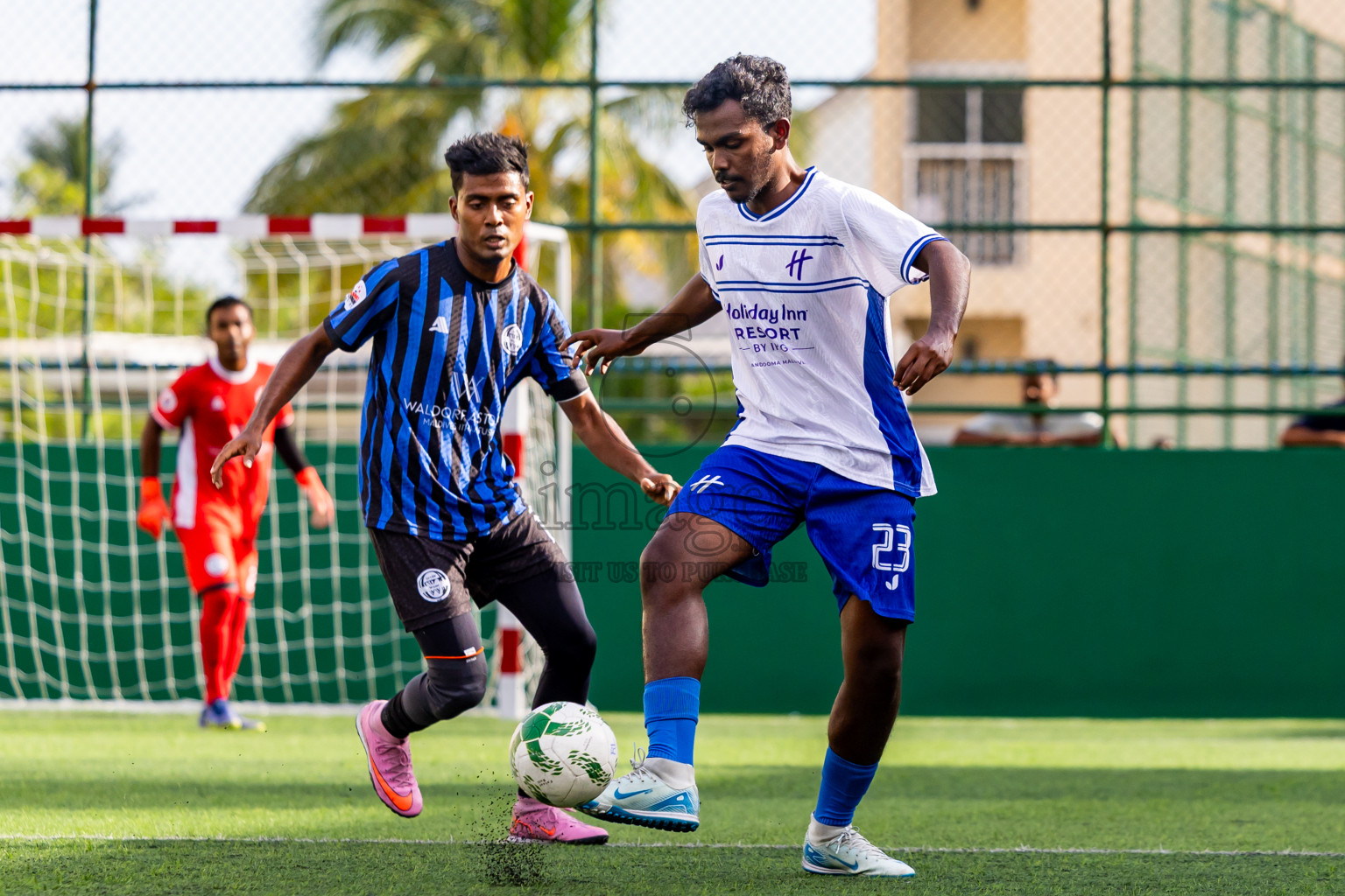 Kandooma vs Waldorf in Resort League 2025 (South Male Zone) day 8 was held on Sunday, 5th October 2025 in Crossroads's Maldives, Photos: Nausham Waheed / images.mv
