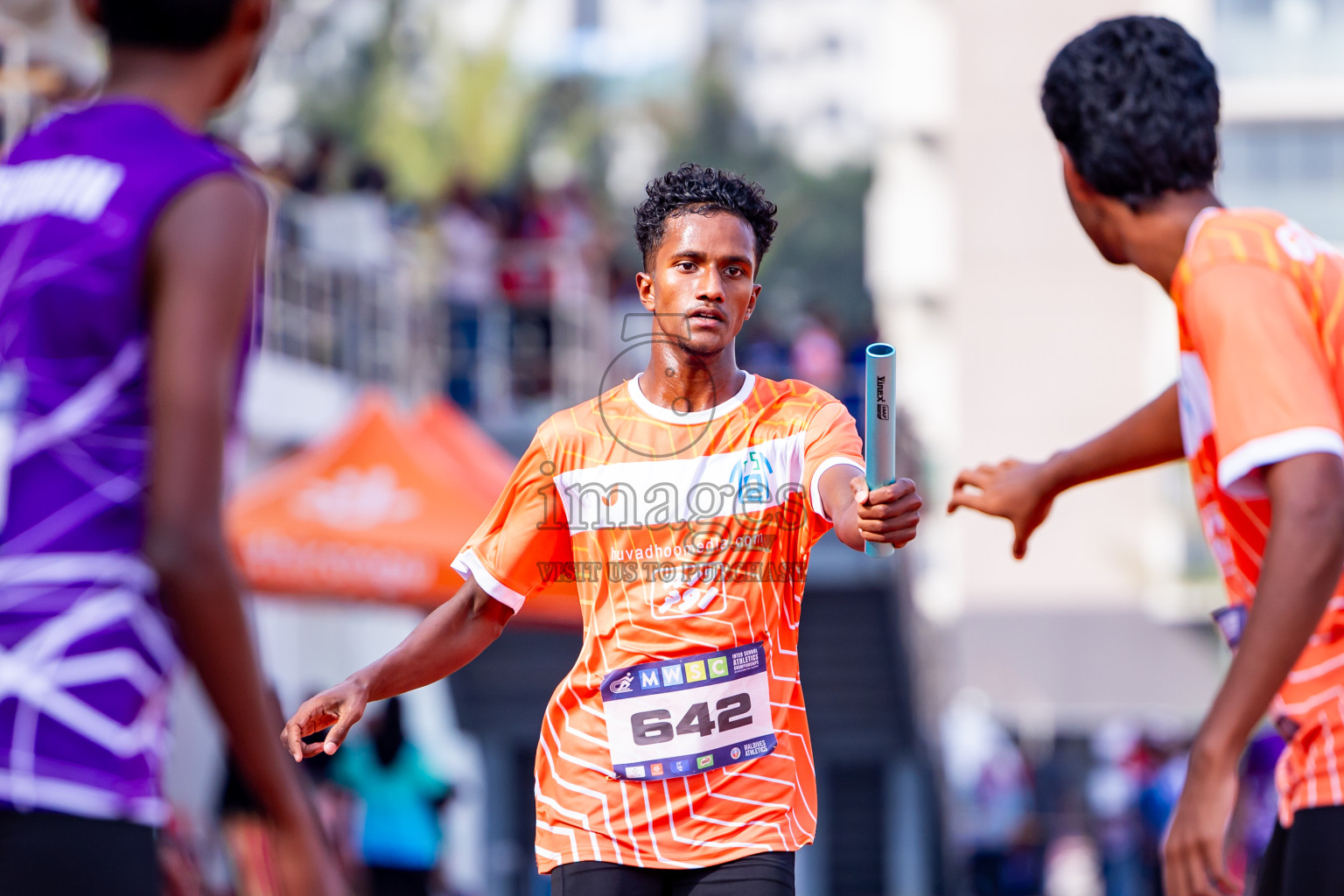 Day 5 of MWSC Interschool Athletics Championships 2024 held in Hulhumale Running Track, Hulhumale, Maldives on Wednesday, 13th November 2024. Photos by: Nausham Waheed / Images.mv