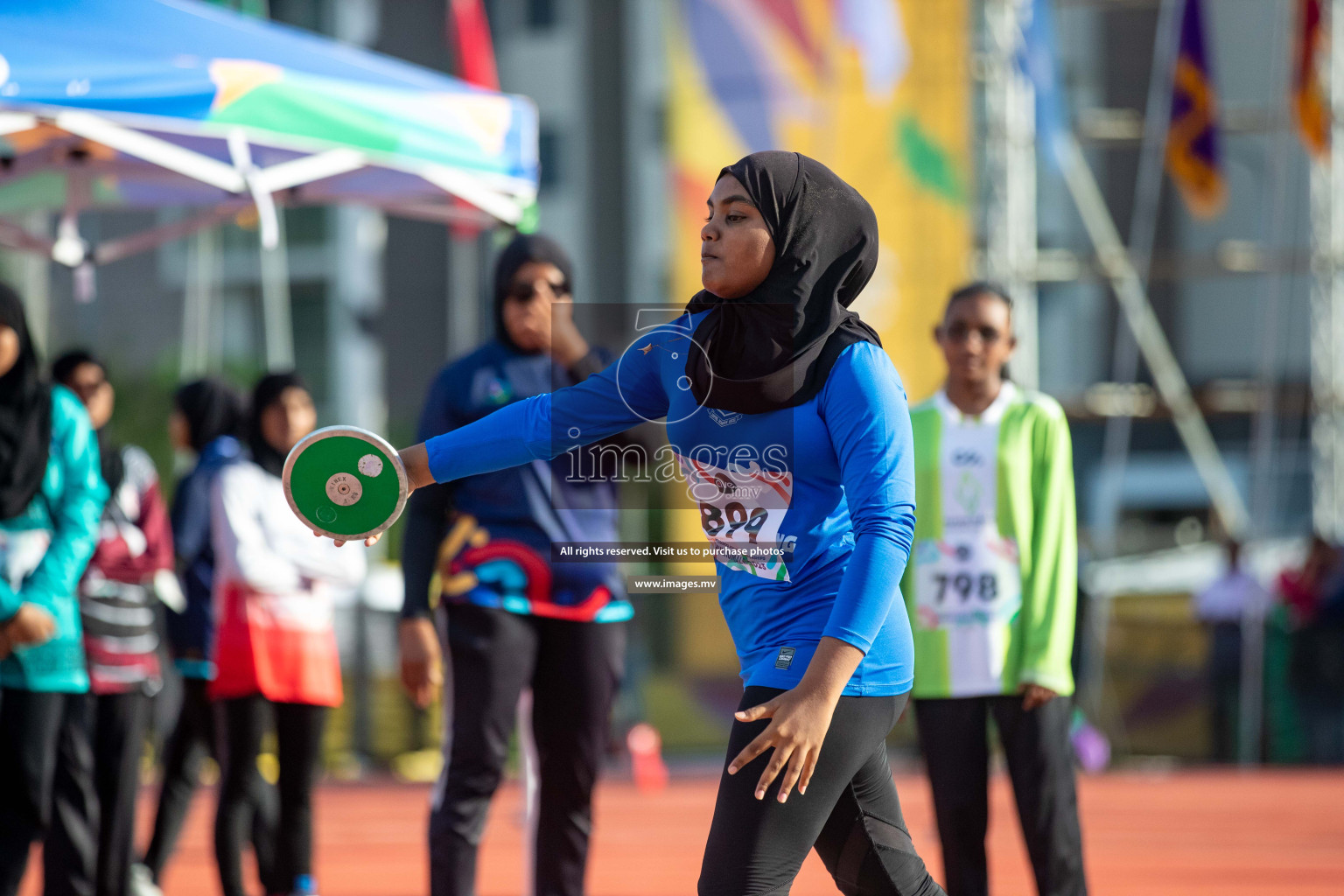 Day three of Inter School Athletics Championship 2023 was held at Hulhumale' Running Track at Hulhumale', Maldives on Tuesday, 16th May 2023. Photos: Nausham Waheed / images.mv