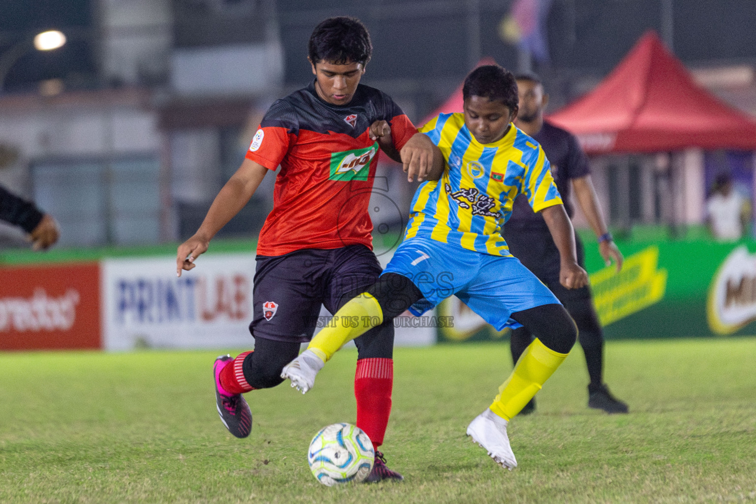 TC vs Valencia  (U12) in Day 5 of Dhivehi Youth League 2024 held at Henveiru Stadium on Friday 29th November 2024. Photos: Shuu Abdul Sattar/ Images.mv