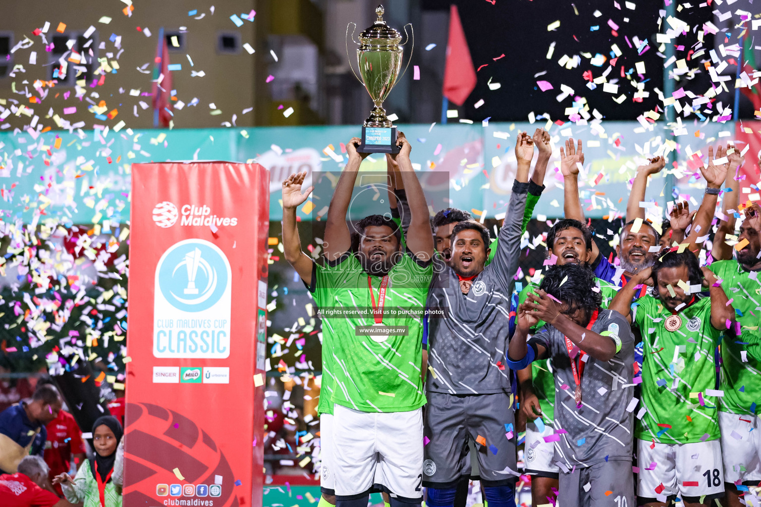 DJA vs Club 220 in Final of Club Maldives Cup 2023 Classic held in Hulhumale, Maldives, on Monday, 21st August 2023 Photos: Nausham Waheed, Hassan Simah/ images.mv