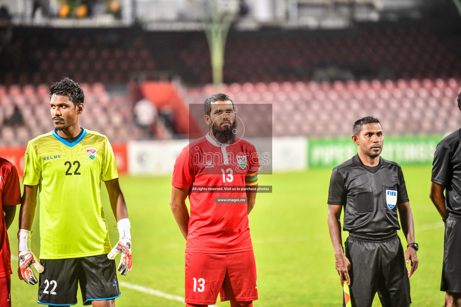 Maldives vs Bangladesh Friendly Match 24 Mar 2022 at Galolhu Rasmee Stadium Malé photos by Nausham Waheed