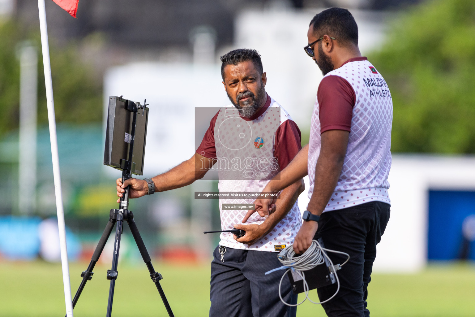 Day 1 of National Athletics Championship 2023 was held in Ekuveni Track at Male', Maldives on Thursday 23rd November 2023. Photos: Nausham Waheed / images.mv