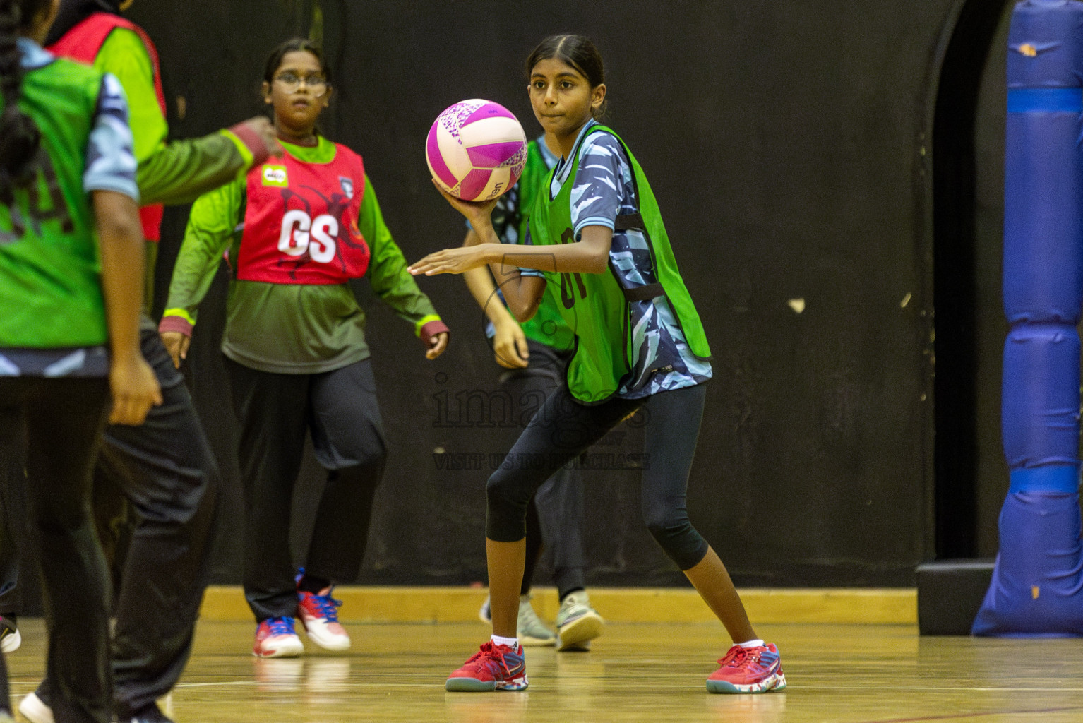 FIONTI A Team vs High flyers in Day 2 of 3rd Junior Championship - Netball association of Maldives, held at Social Center on Monday 20th January 2025 . Photos by Shuu Abdul Sattar