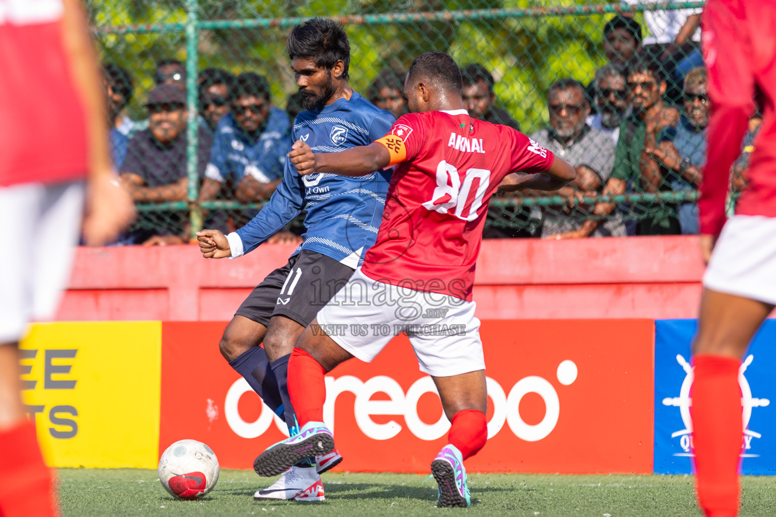 K Gaafaru vs K Kaashidhoo in Day 19 of Golden Futsal Challenge 2024 was held on Friday, 2nd February 2024, in Hulhumale', Maldives
Photos: Ismail Thoriq / images.mv