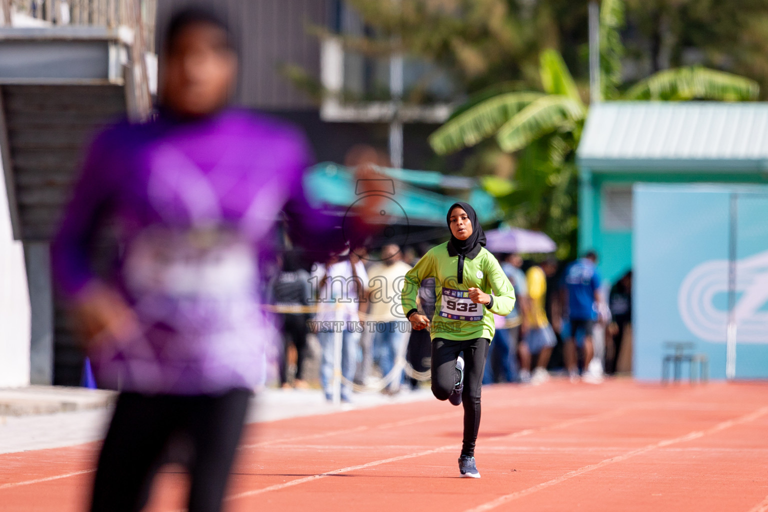 Day 3 of MWSC Interschool Athletics Championships 2024 held in Hulhumale Running Track, Hulhumale, Maldives on Monday, 11th November 2024. 
Photos by: Hassan Simah / Images.mv