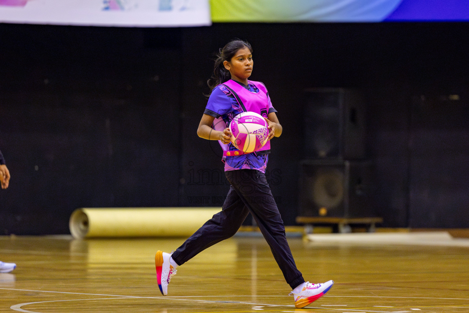 N Sports Acamdemy A vs Fiontti Sports Club in Day 3 of 3rd Netball Junior Championship, held at Social Center on Tuesday, 21st January 2025 . Photos: Nausham Waheed / images.mv
