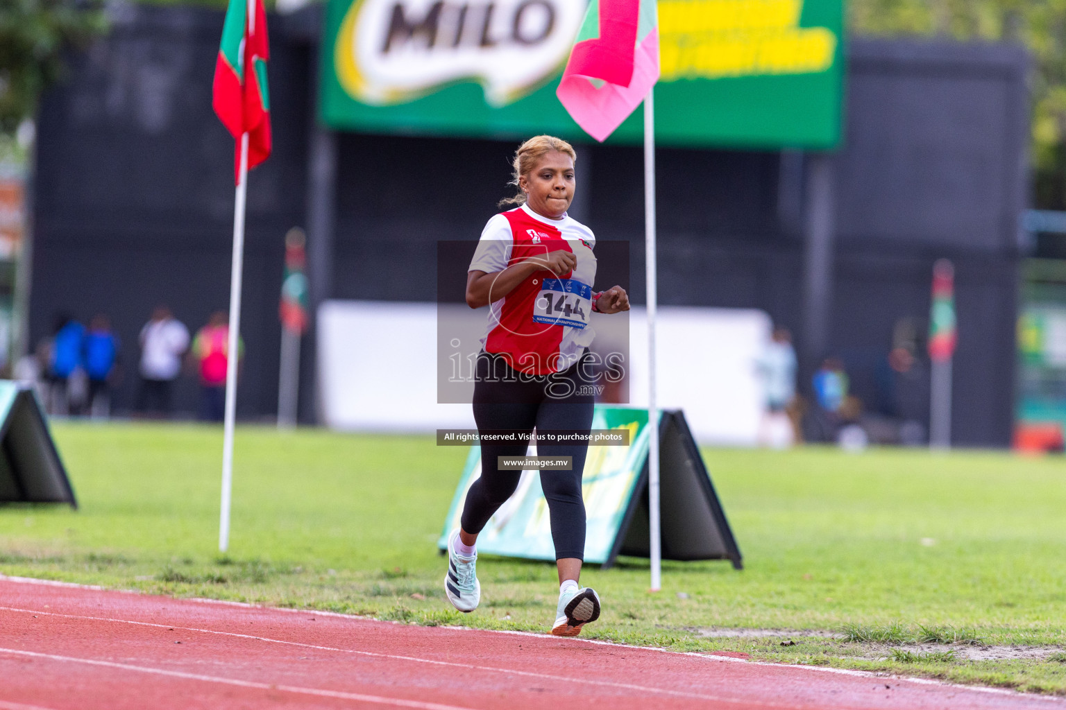 Day 2 of National Athletics Championship 2023 was held in Ekuveni Track at Male', Maldives on Friday, 24th November 2023. Photos: Nausham Waheed / images.mv