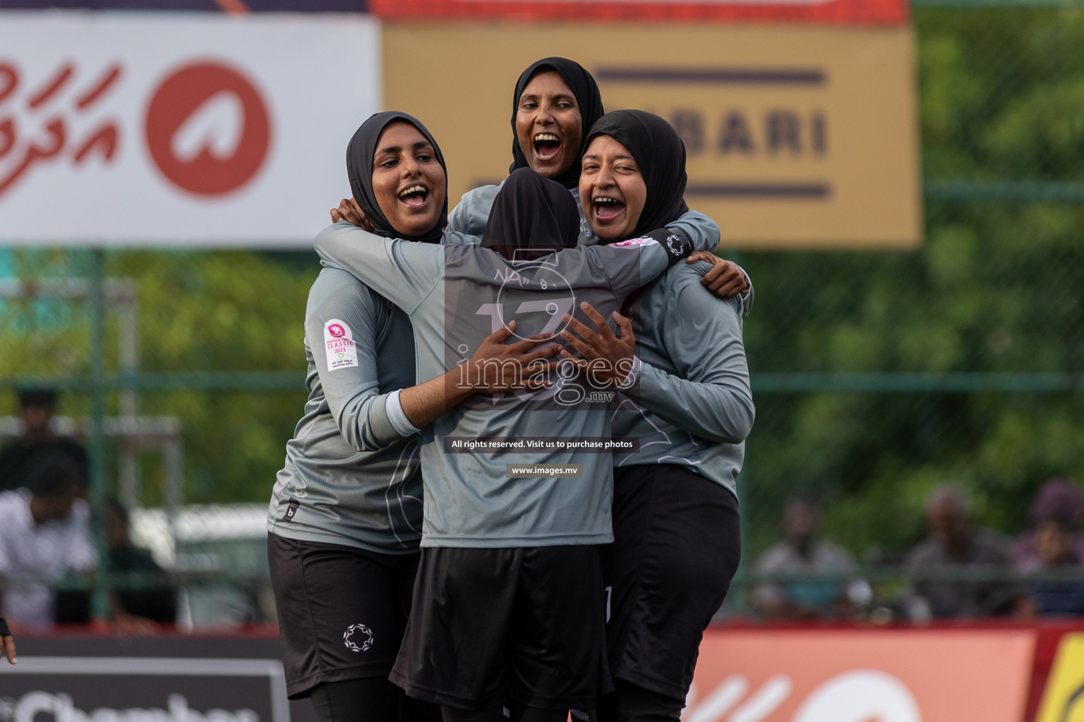 Hulhumale Hospital vs MIRA SC in 18/30 Futsal Fiesta Classic 2023 held in Hulhumale, Maldives, on Friday, 21st July 2023 Photos: Mohamed Mahfooz Moosa / images.mv