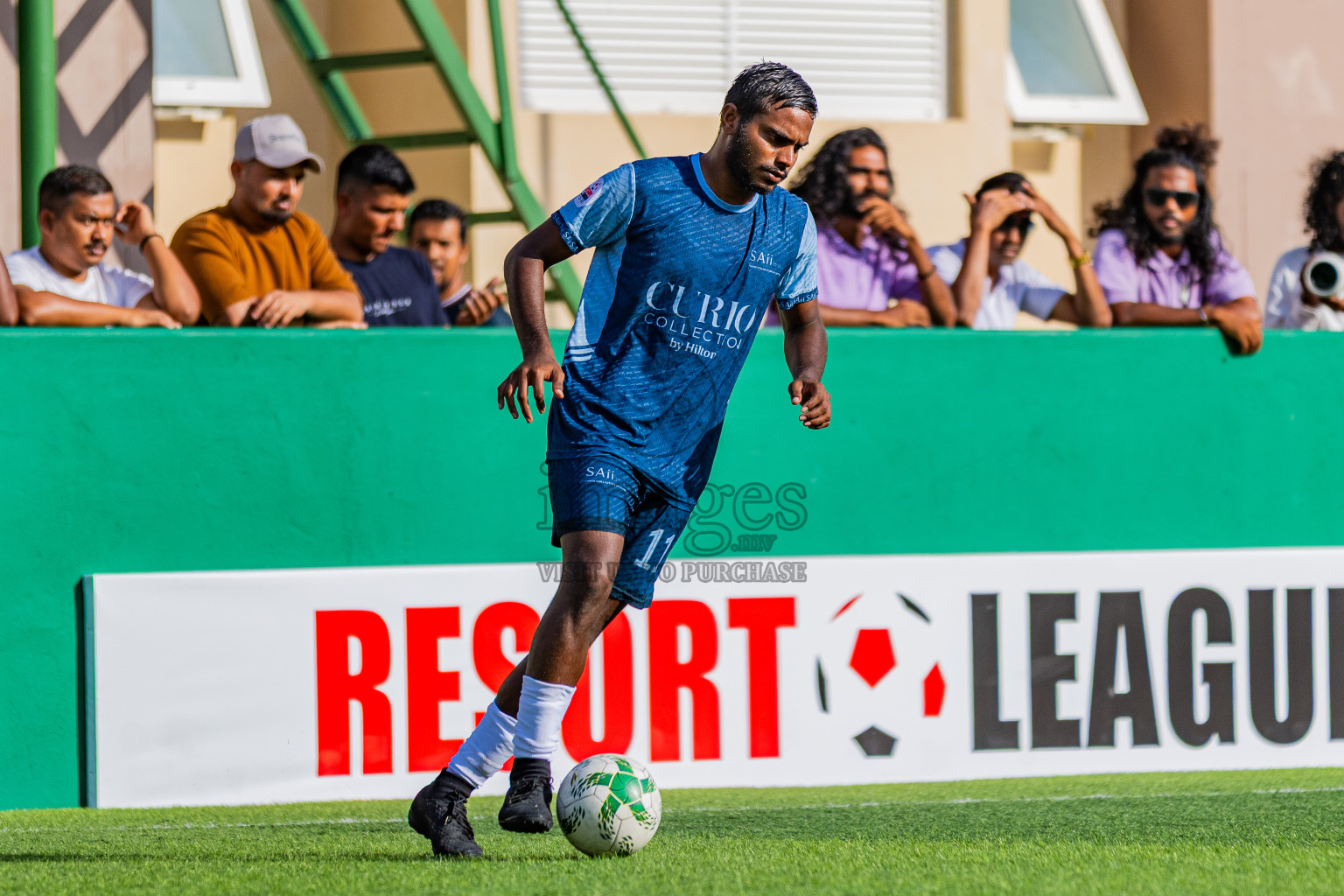 The Marina vs SAII Lagoon in Resort League 2025 (South Male Zone) day 11 was held on Thursday, 9th October 2025 in Crossroads's Maldives, Photos: Areef Adam / images.mv