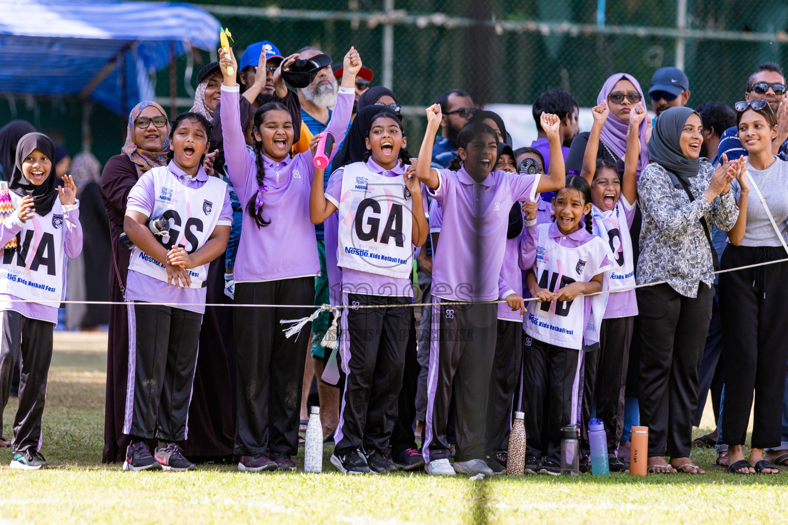 Day 3 of Nestle' Kids Netball Fiesta 2023 held in Henveyru Stadium, Male', Maldives on Saturday, 2nd December 2023. Photos by Nausham Waheed / Images.mv