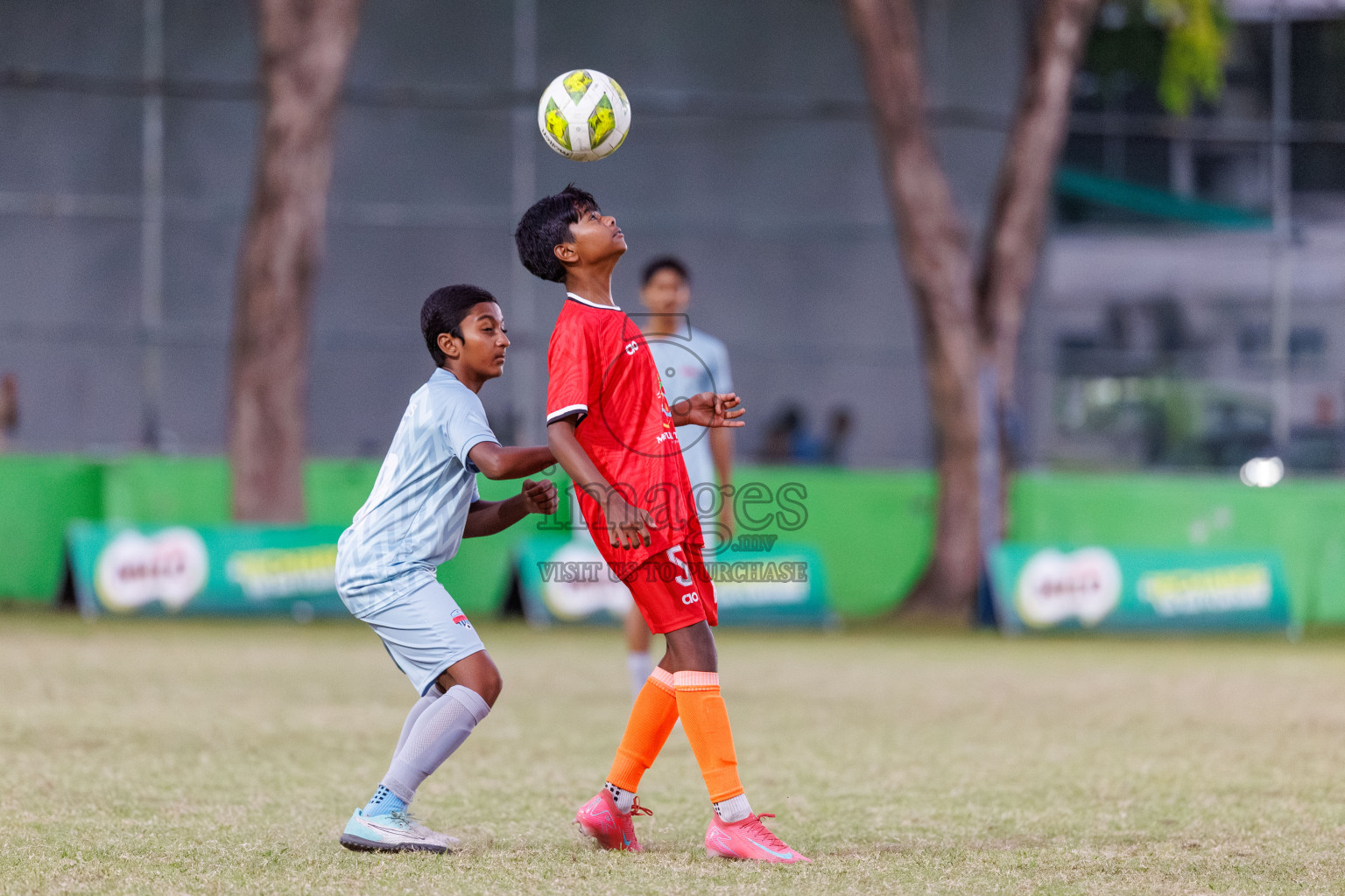 Day 4 of MILO Academy Championship 2025 (U14) was held on Sunday, 2nd November 2025 at Henveiru Football Grounds, Male', Maldives . 
Photos: Hassan Simah / images.mv
