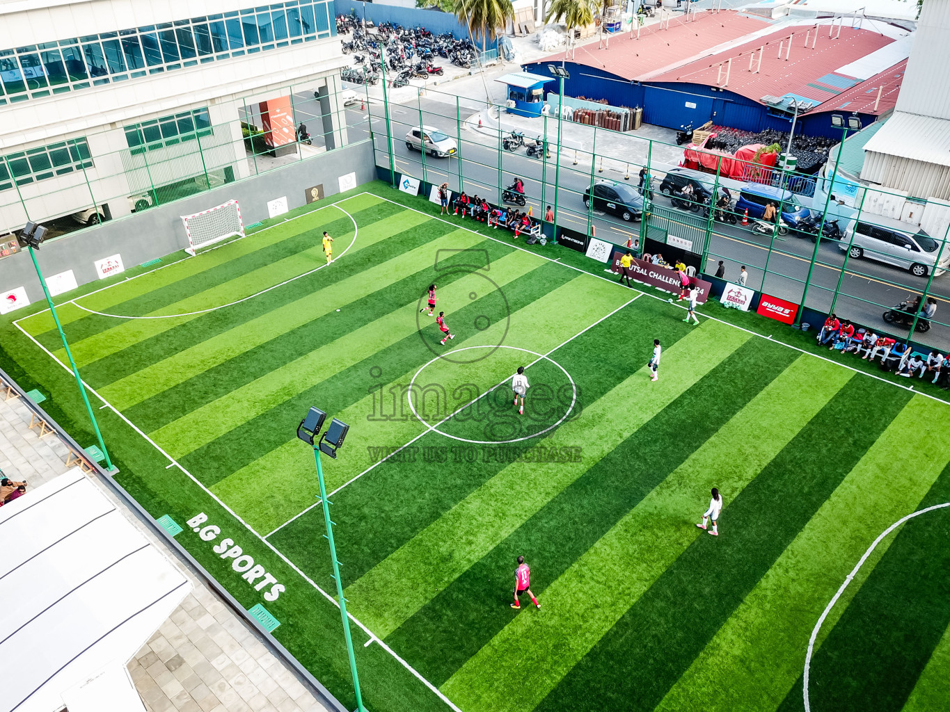 Young Stars vs SDZ Juniors in Day 8 of BG Futsal Challenge 2024 was held on Tuesday, 19th March 2024, in Male', Maldives Photos: Nausham Waheed / images.mv