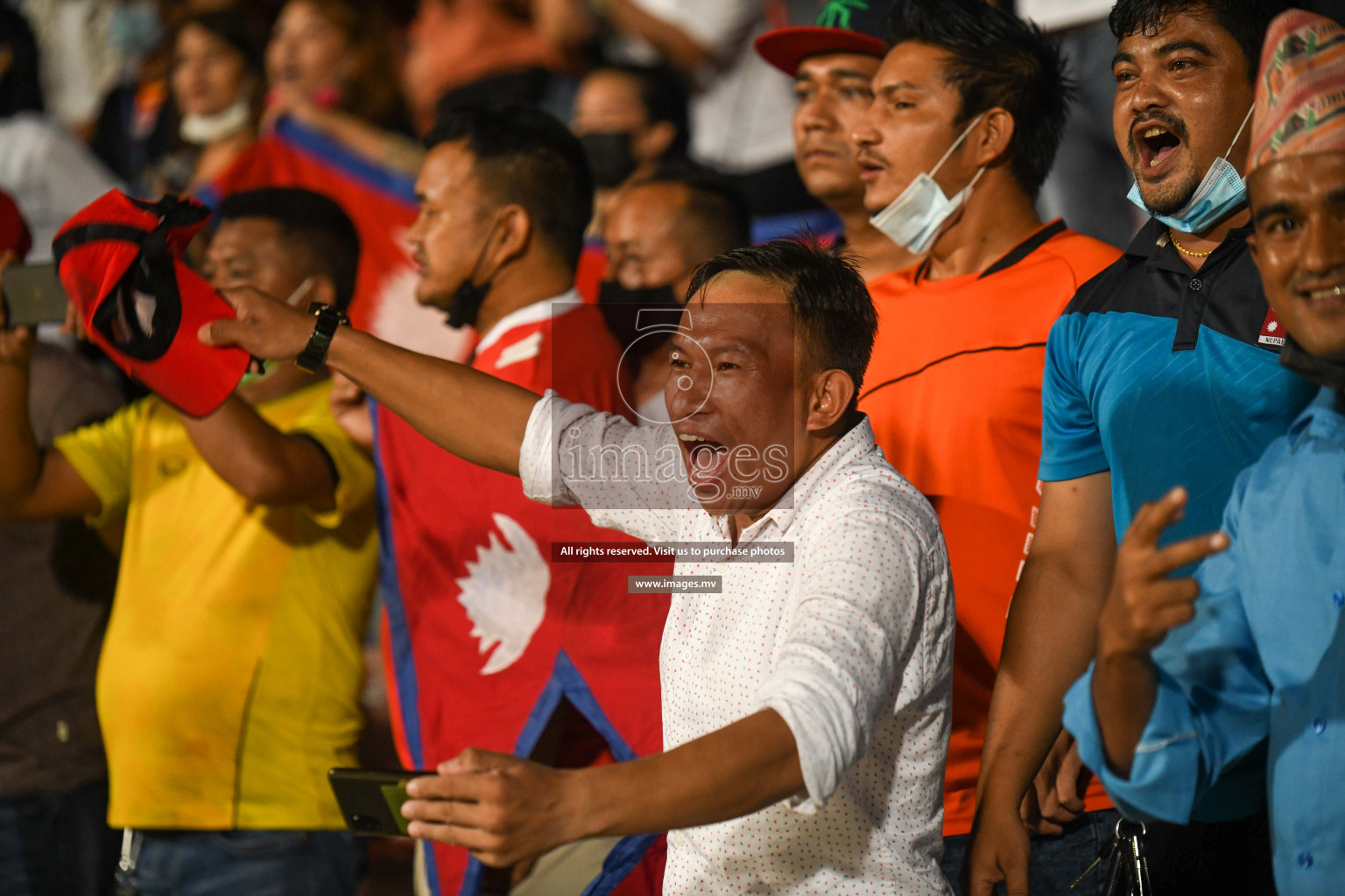 Nepal vs Sri Lanka in SAFF Championship 2021 held on 4th October 2021 in Galolhu National Stadium, Male', Maldives