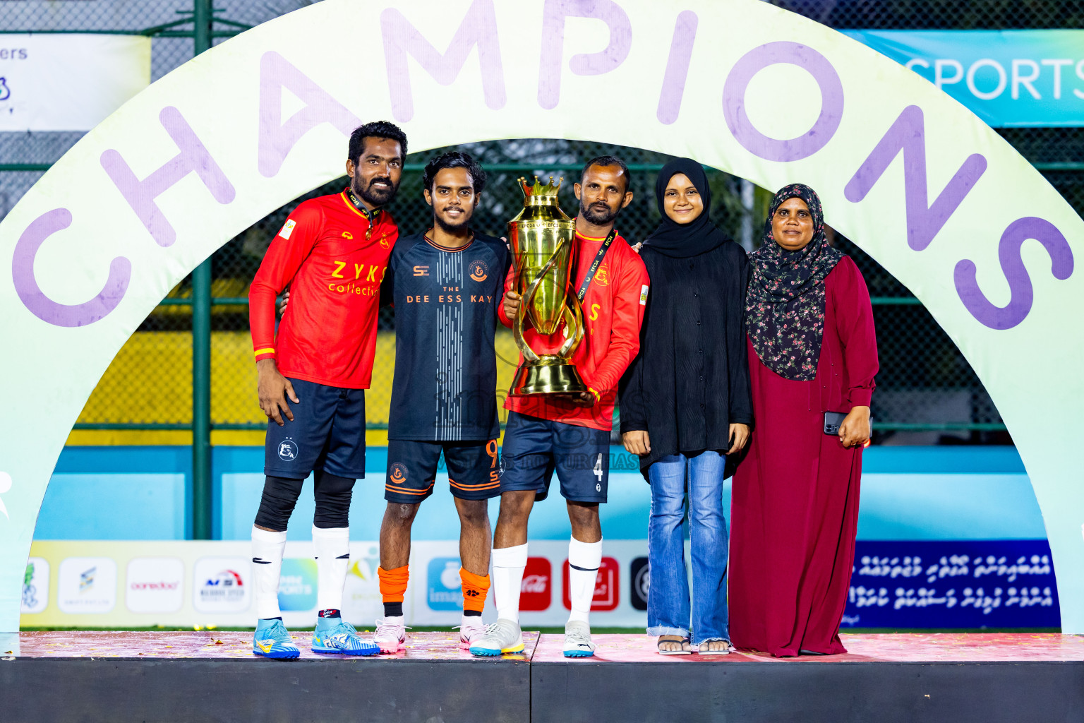 Dee Ess Kay vs Kovigoani in Final of Laamehi Dhiggaru Ekuveri Futsal Challenge 2024 was held on Wednesday, 31st July 2024, at Dhiggaru Futsal Ground, Dhiggaru, Maldives Photos: Nausham Waheed / images.mv