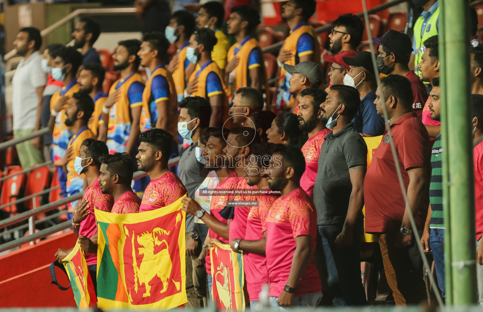 Nepal vs Sri Lanka in SAFF Championship 2021 held on 4th October 2021 in Galolhu National Stadium, Male', Maldives