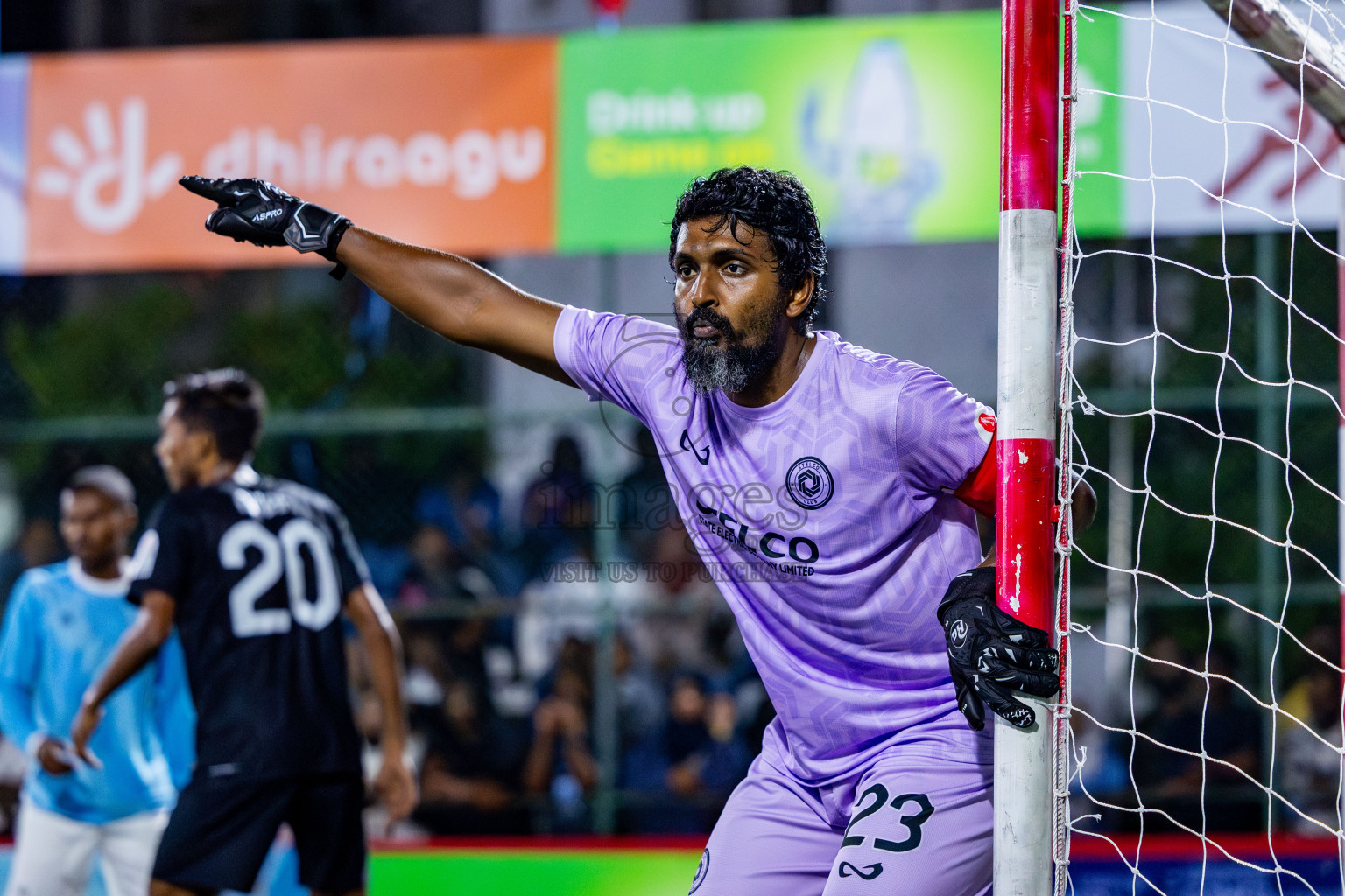 TEAM MACL vs STELCO RC in Quarter Finals of Club Maldives Cup 2024 held in Rehendi Futsal Ground, Hulhumale', Maldives on Wednesday, 9th October 2024. Photos: Nausham Waheed / images.mv