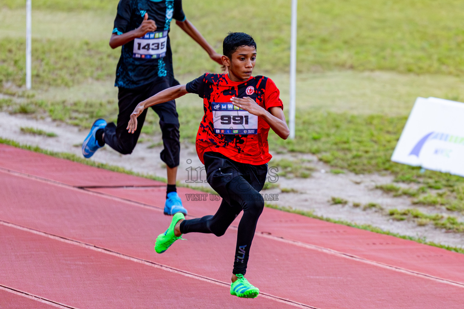 Day 3 of MWSC Interschool Athletics Championships 2024 held in Hulhumale Running Track, Hulhumale, Maldives on Monday, 11th November 2024. Photos by: Nausham Waheed / Images.mv