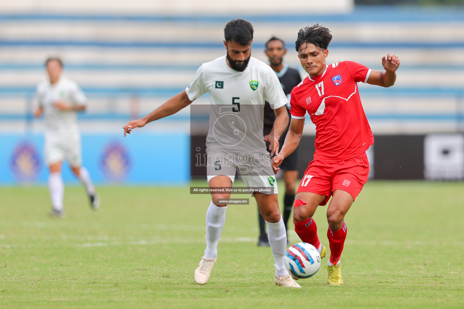 Nepal vs Pakistan in SAFF Championship 2023 held in Sree Kanteerava Stadium, Bengaluru, India, on Tuesday, 27th June 2023. Photos: Nausham Waheed, Hassan Simah / images.mv