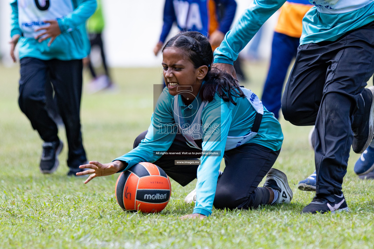 Day 1 of Nestle' Kids Netball Fiesta 2023 held in Henveyru Stadium, Male', Maldives on Thursday, 30th November 2023. Photos by Nausham Waheed / Images.mv