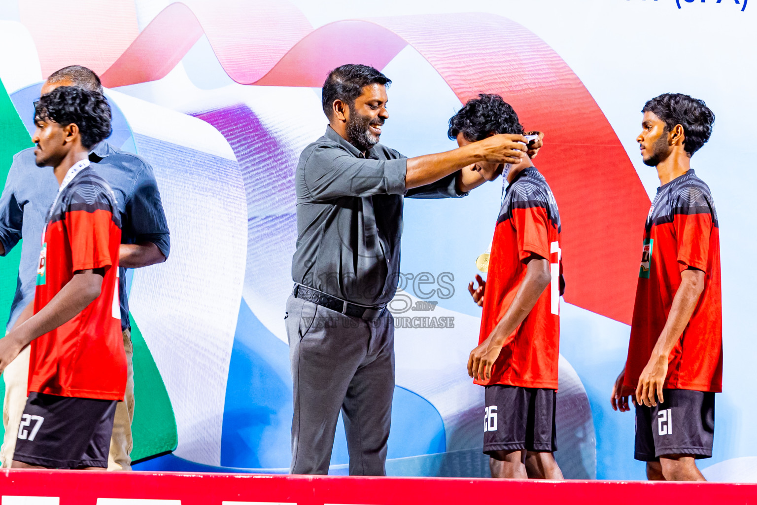 Super United Sports vs TC Sports Club in the Final of Under 19 Youth Championship 2024 was held at National Stadium in Male', Maldives on Monday, 1st July 2024. Photos: Nausham Waheed / images.mv