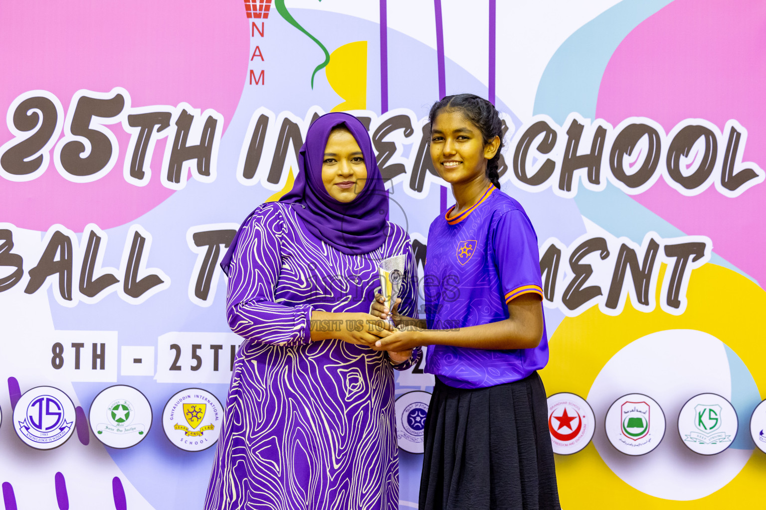 Day 13 of 25th Inter-School Netball Tournament was held in Social Center at Male', Maldives on Saturday, 24th August 2024. Photos: Nausham Waheed / images.mv