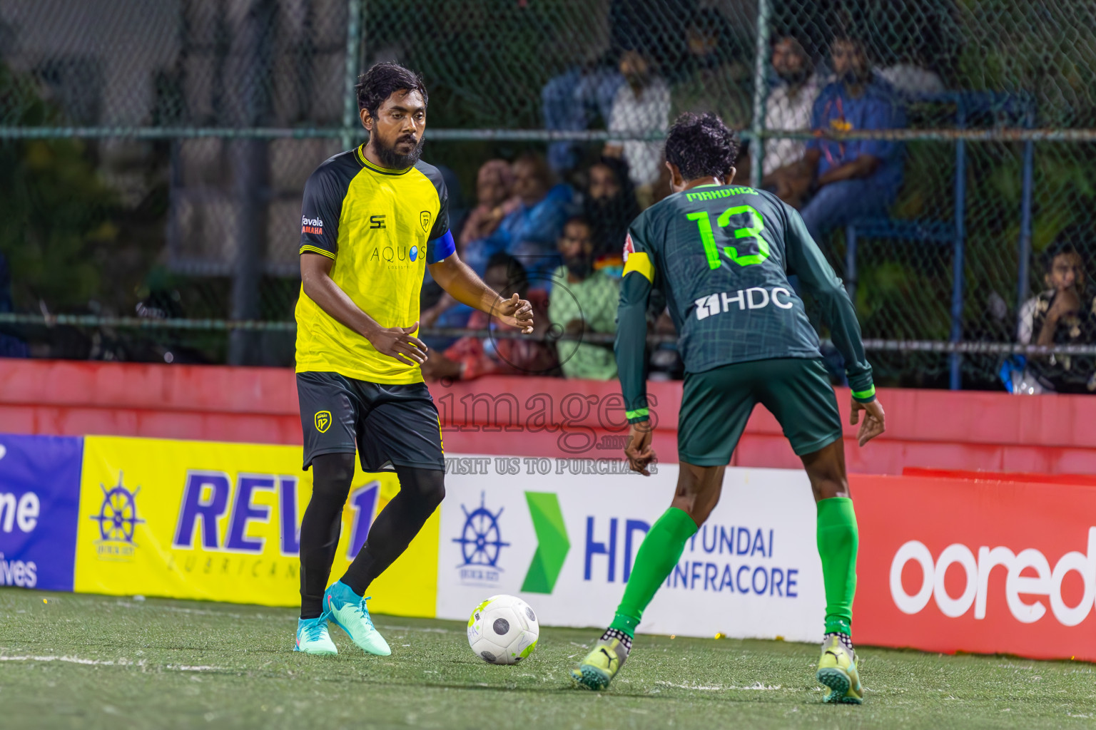 Hulhumale vs Machchangoalhi in Day 32 of Golden Futsal Challenge 2024, held on Saturday, 17th February 2024 in Hulhumale', Maldives 
Photos: Ismail Thoriq / images.mv