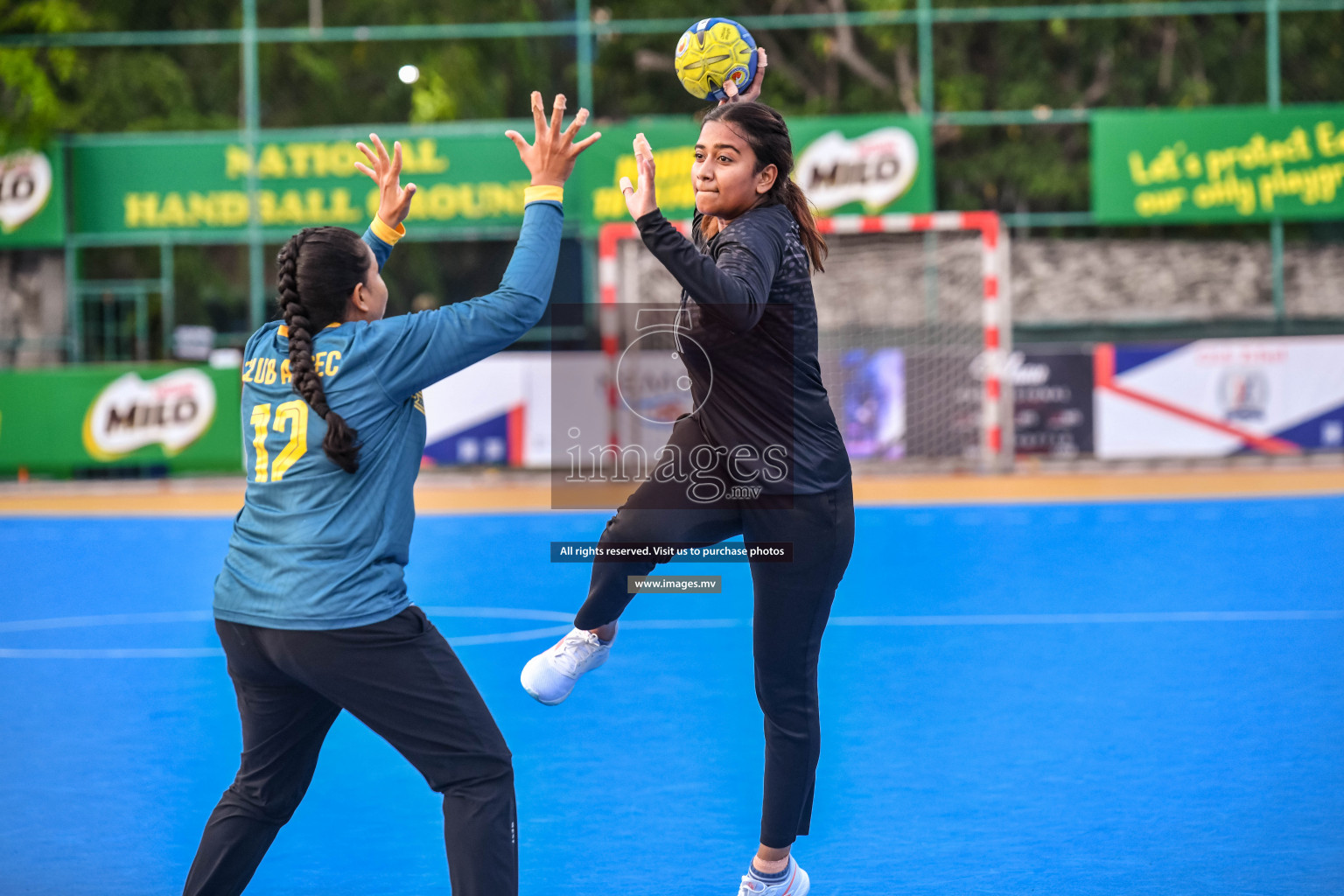 Day 10 of Milo 6th Inter Office Handball Tournament 2022 - Photos by Nausham Waheed