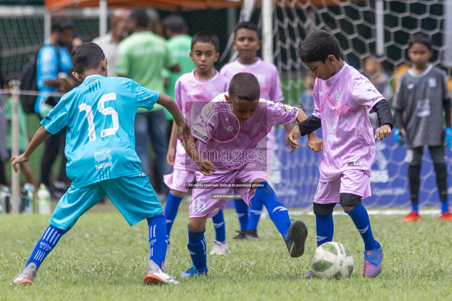 Day 1 of Nestle kids football fiesta, held in Henveyru Football Stadium, Male', Maldives on Wednesday, 11th October 2023 Photos: Shut Abdul Sattar/ Images.mv