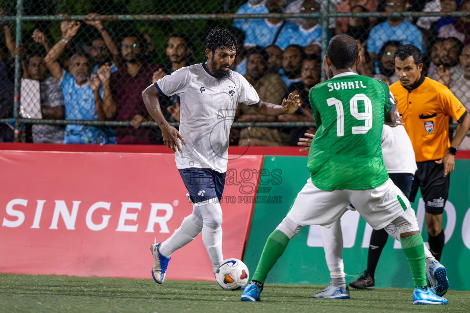 HDC vs MACL in Round of 16 of Club Maldives Cup 2024 held in Rehendi Futsal Ground, Hulhumale', Maldives on Monday, 7th October 2024. Photos: Ismail Thoriq / images.mv