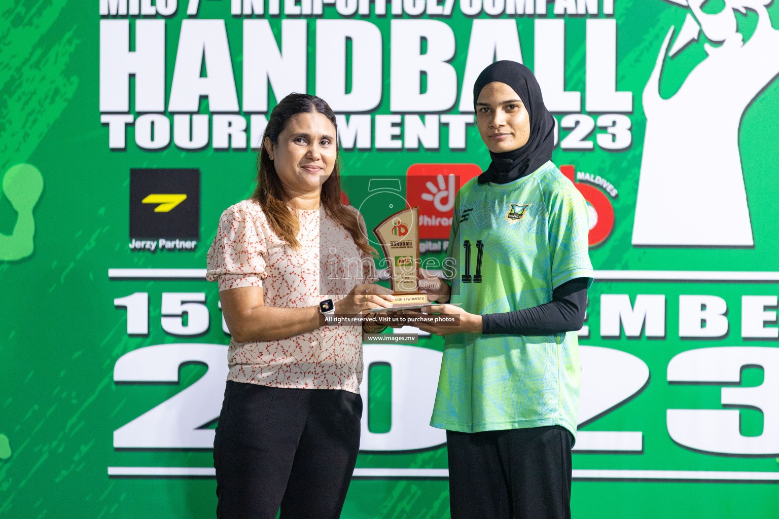 2nd Division Final of 7th Inter-Office/Company Handball Tournament 2023, held in Handball ground, Male', Maldives on Monday, 25th October 2023 Photos: Nausham Waheed/ Images.mv