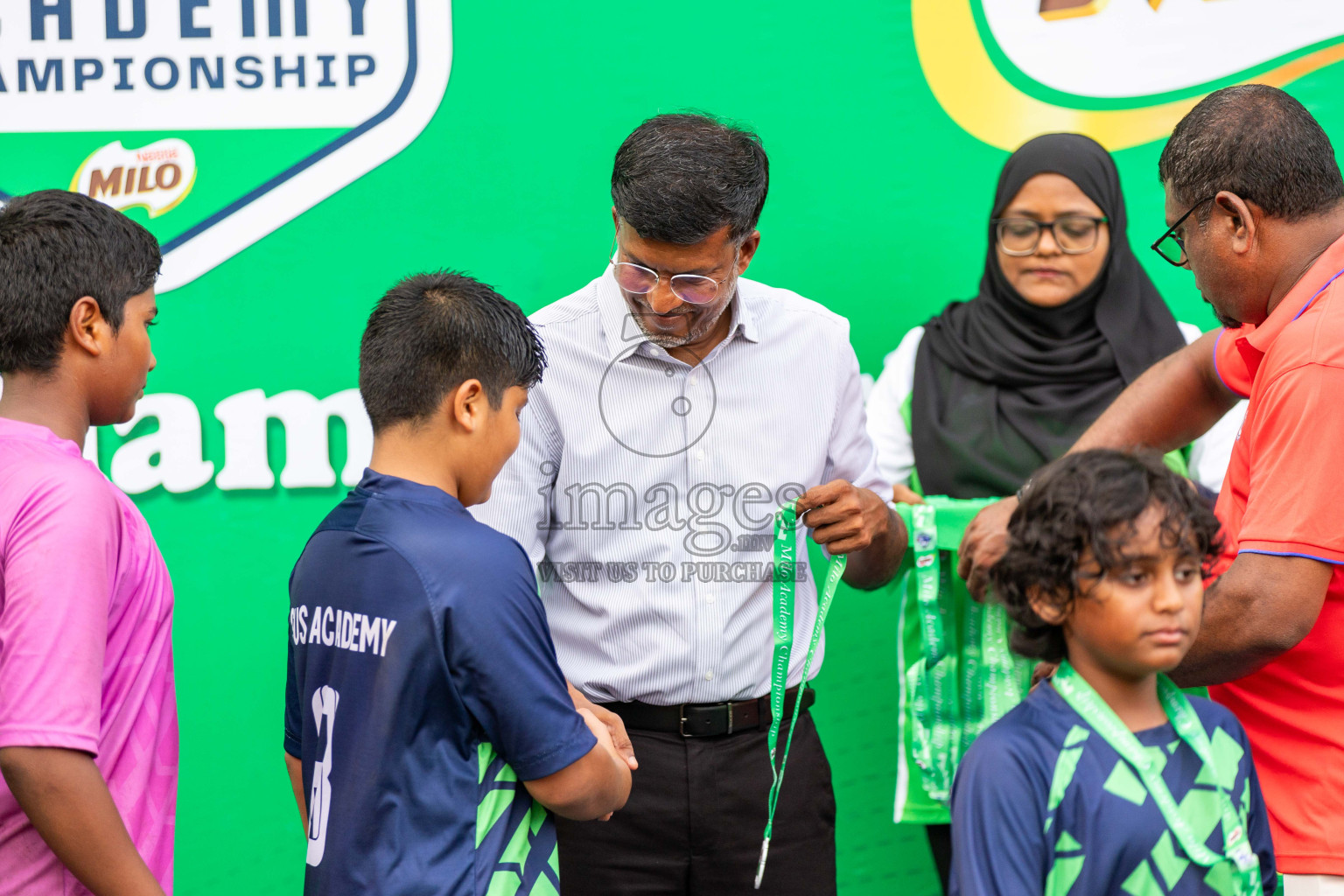 Final Day  of MILO Academy Championship 2024 - U12 was held at Henveiru Grounds in Male', Maldives on Thursday, 7th July 2024. Photos: Shuu Abdul Sattar / images.mv