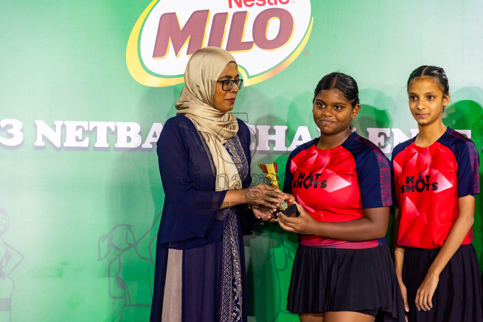 Final of MILO 3x3 Netball Challenge 2024 was held in Ekuveni Netball Court at Male', Maldives on Thursday, 20th March 2024. Photos: Nausham Waheed / images.mv