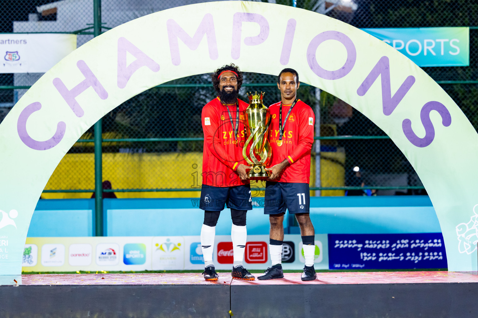 Dee Ess Kay vs Kovigoani in Final of Laamehi Dhiggaru Ekuveri Futsal Challenge 2024 was held on Wednesday, 31st July 2024, at Dhiggaru Futsal Ground, Dhiggaru, Maldives Photos: Nausham Waheed / images.mv