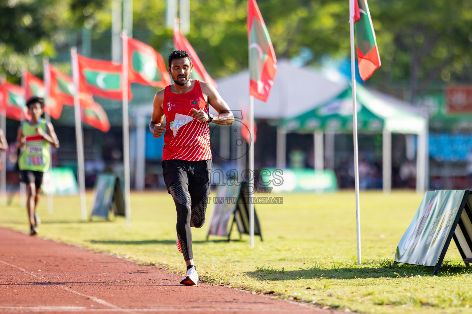 Day 2 of 12th Milo Association Championships was held in Ekuveni Track at Male', Maldives on Friday, 25th April 2025. 
Photos: Hassan Simah / images.mv