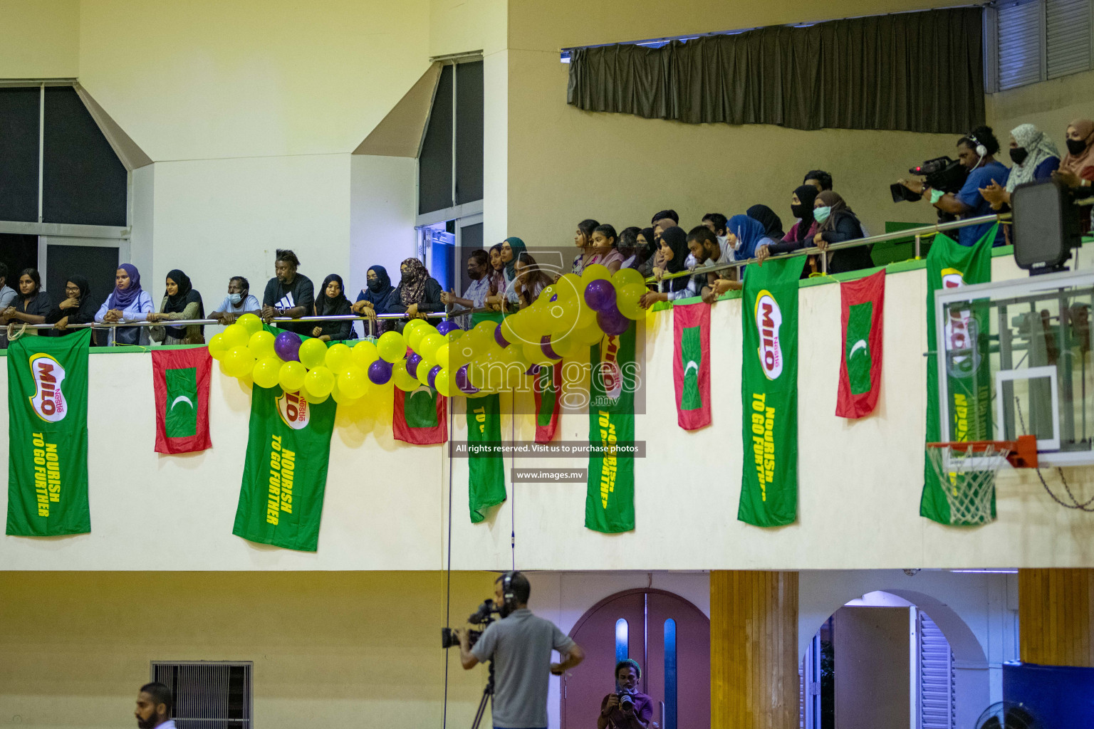 Kulhudhuffushi Youth & R.C vs Club Green Streets in the Finals of Milo National Netball Tournament 2021 (Women's) held on 5th December 2021 in Male', Maldives Photos: Ismail Thoriq / images.mv