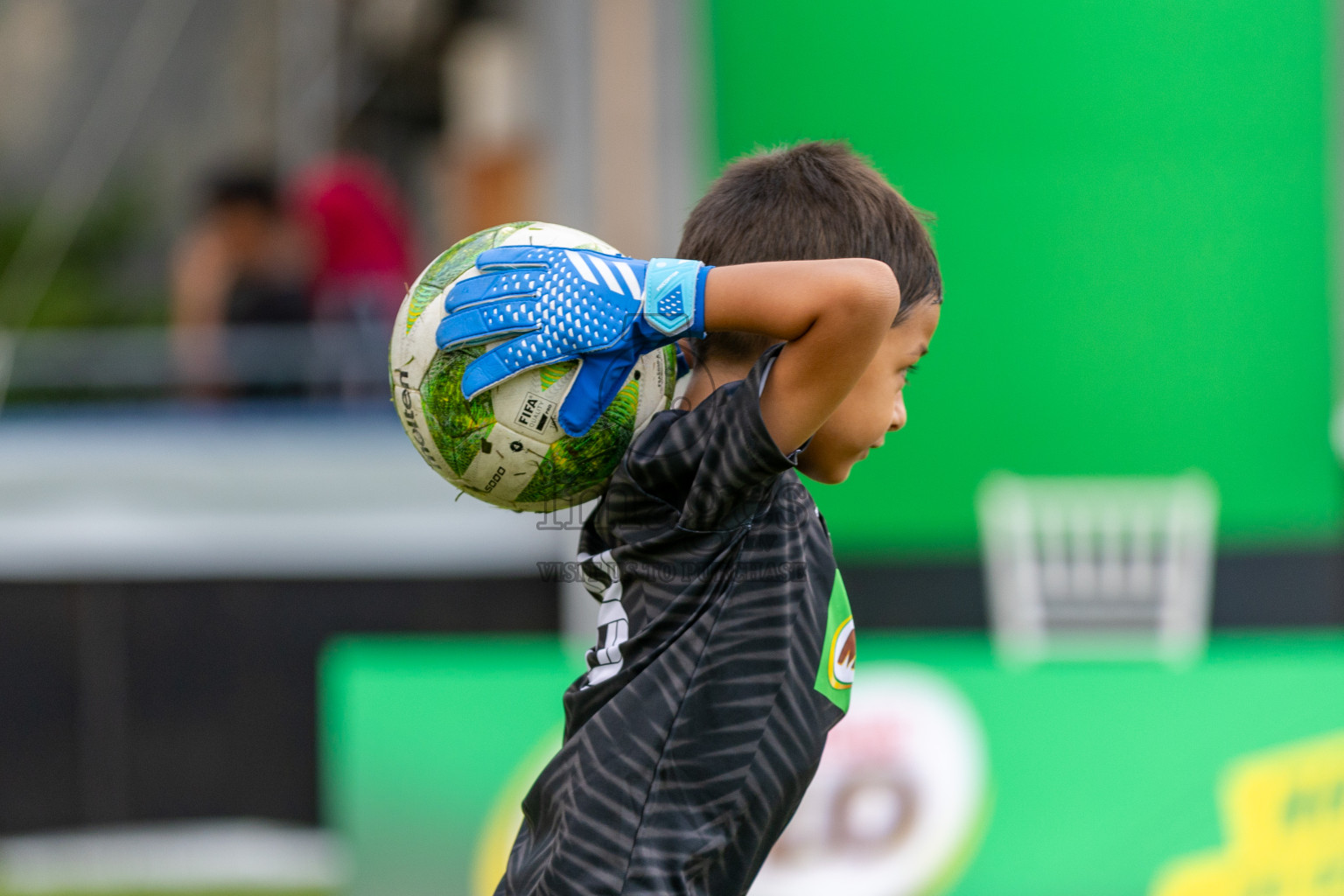 Day 2 of MILO Kids Football Fiesta was held at National Stadium in Male', Maldives on Saturday, 24th February 2024.