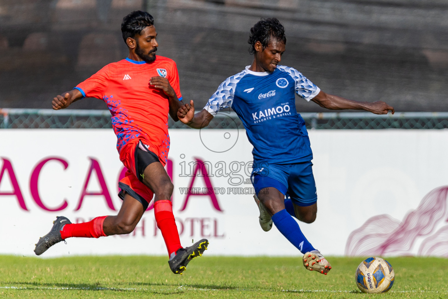 New Radiant SC vs Club PK in the Quarter Final of Second Division 2023 in Male' Maldives on Tuesday, 6th February 2023. Photos: Nausham Waheed / images.mv