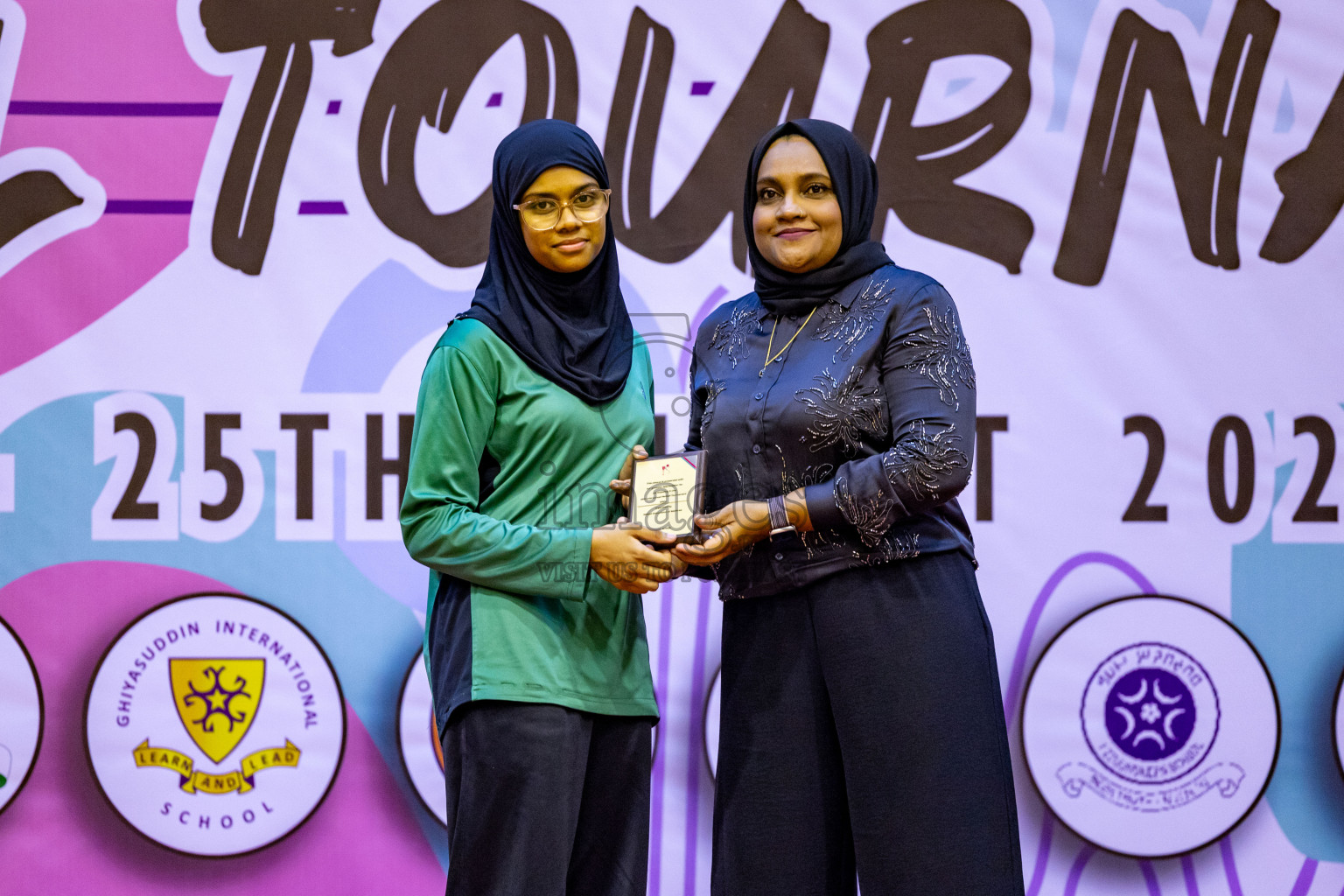 Closing Ceremony of Inter-school Netball Tournament held in Social Center at Male', Maldives on Monday, 26th August 2024. Photos: Hassan Simah / images.mv