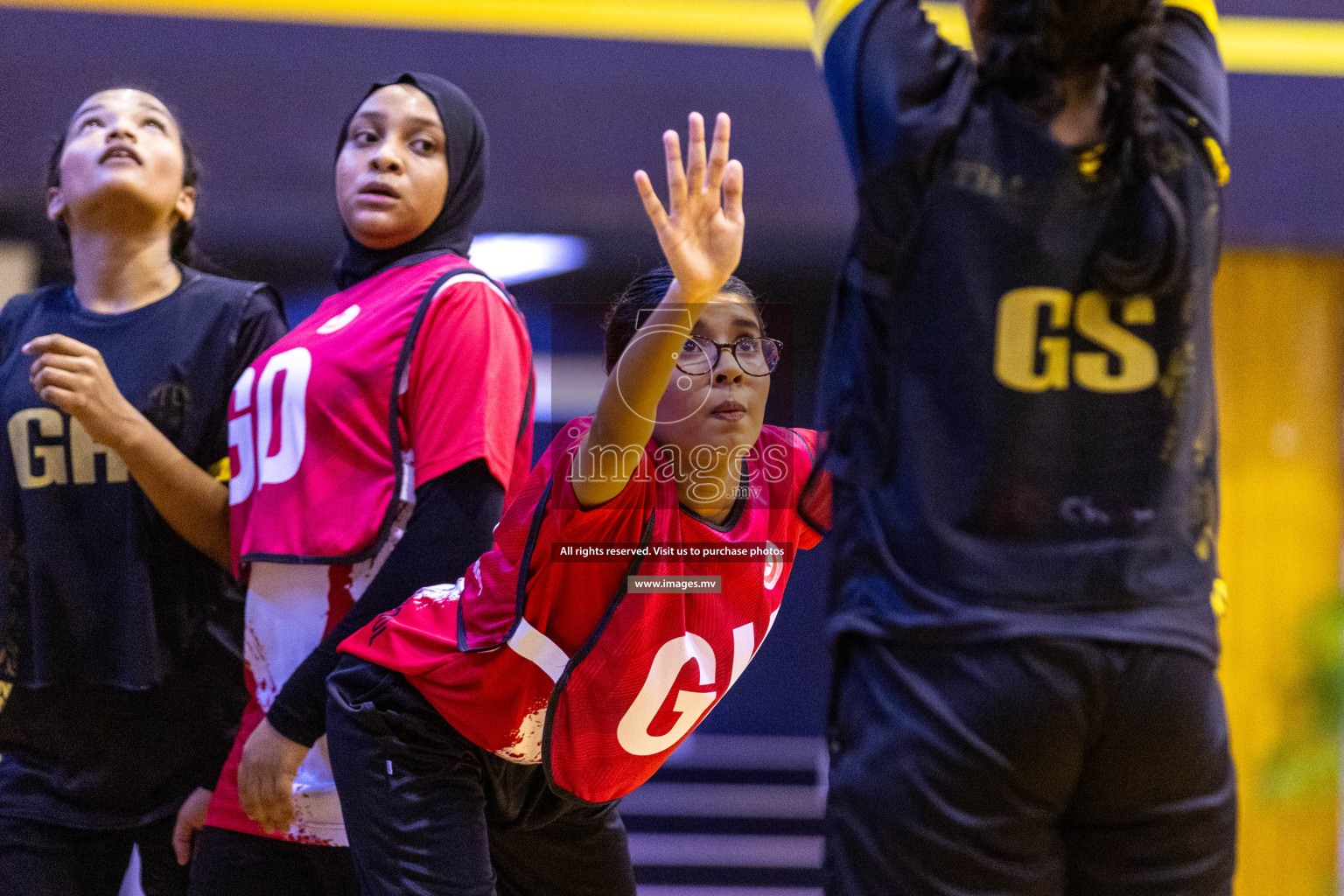 Day4 of 24th Interschool Netball Tournament 2023 was held in Social Center, Male', Maldives on 30th October 2023. Photos: Nausham Waheed / images.mv