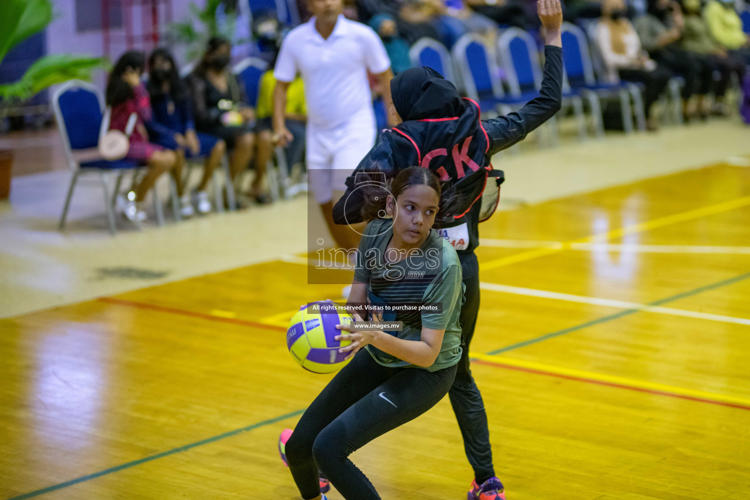 Kulhudhuffushi Youth & R.C vs Club Green Streets in the Finals of Milo National Netball Tournament 2021 (Women's) held on 5th December 2021 in Male', Maldives Photos: Ismail Thoriq / images.mv