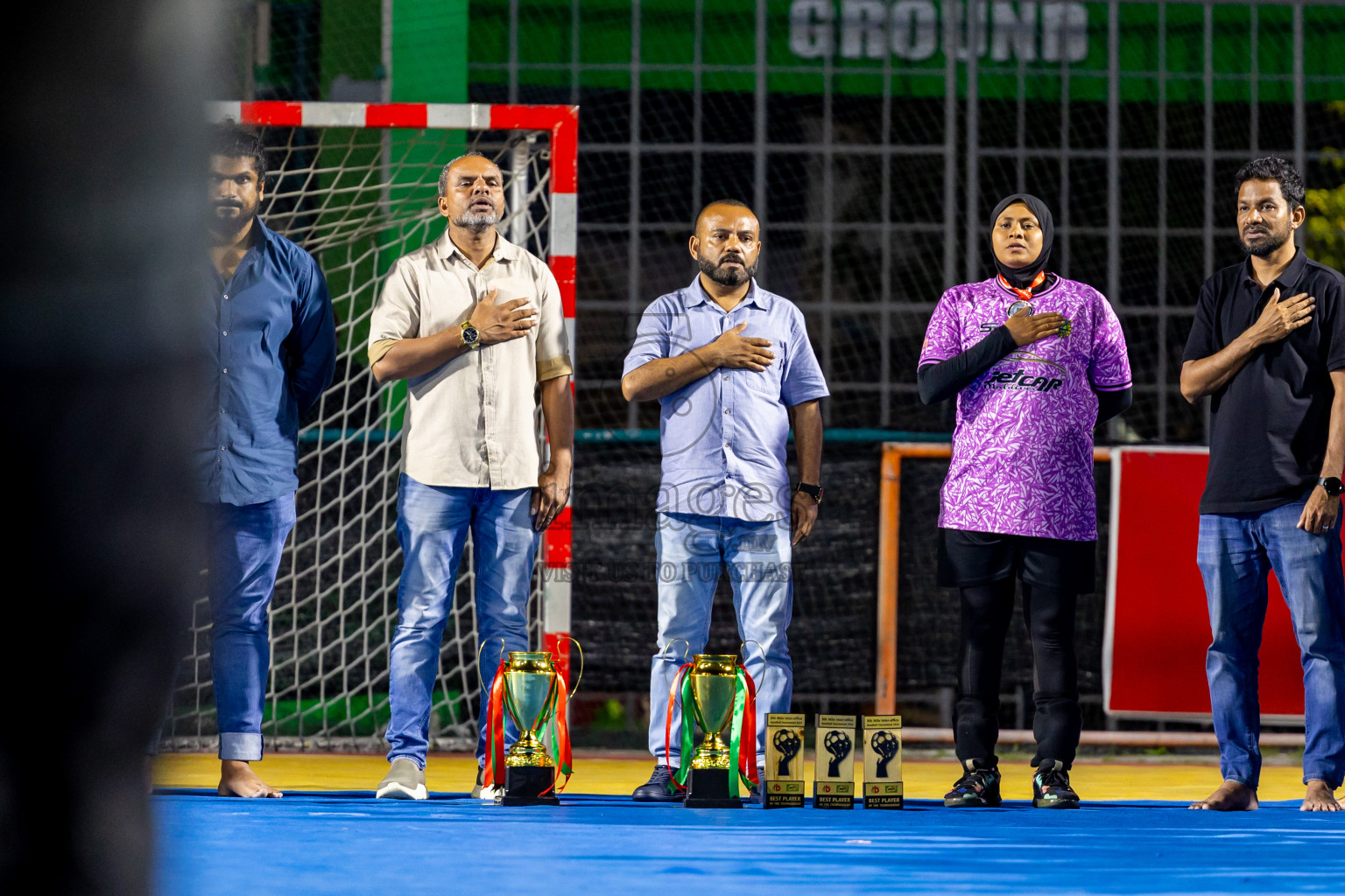 1st Division Final of 8th Inter-Office/Company Handball Tournament 2024, held in Handball ground, Male', Maldives on Tuesday, 11th September 2024 Photos: Nausham Waheed/ Images.mv